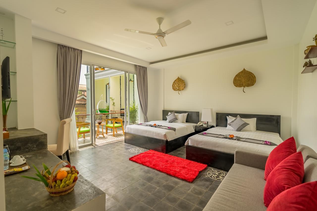 Vilada Angkor Boutique Sziemreap Szoba fotó